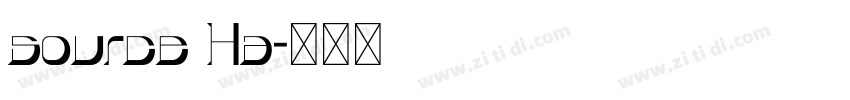 source Ha字体转换